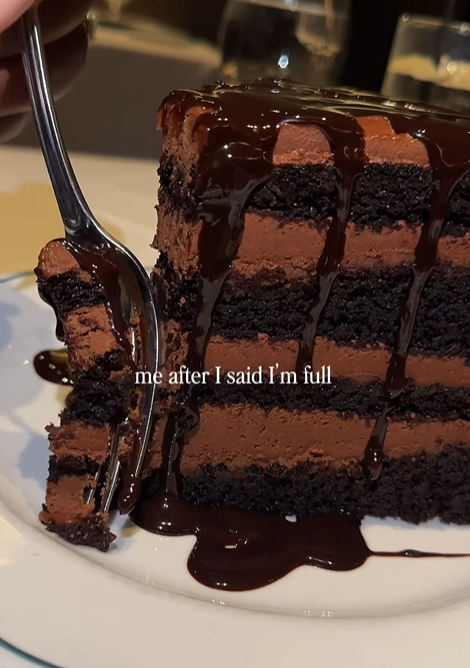 me after I said I'm full