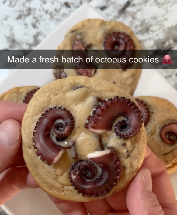 Made a fresh batch of octopus cookies