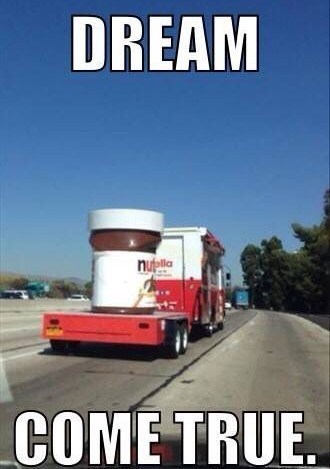 DREAM nutella COME TRUE.