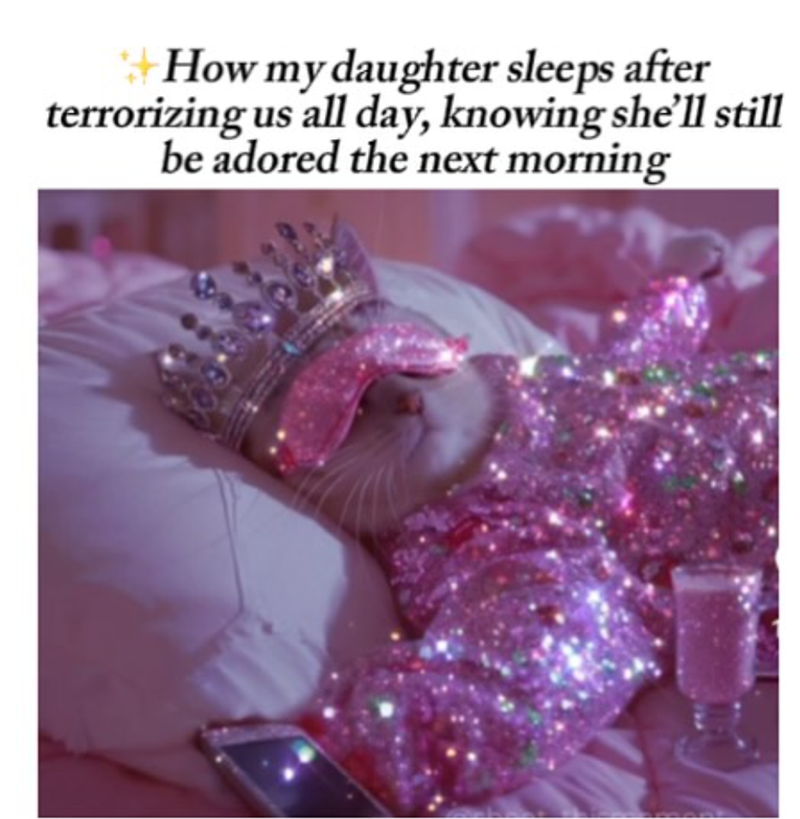 How my daughter sleeps after terrorizing us all day, knowing she'll still be adored the next morning