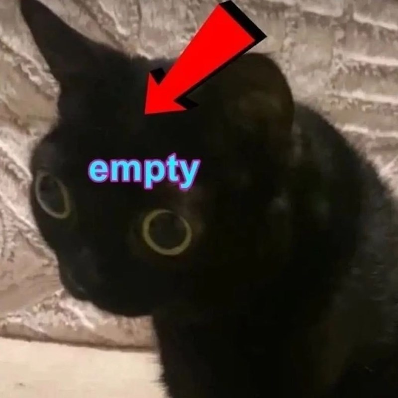 empty