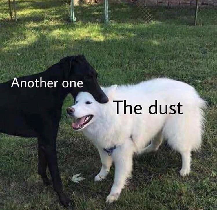 Another one The dust