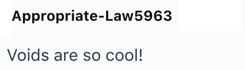 Appropriate-Law5963 Voids are so cool!