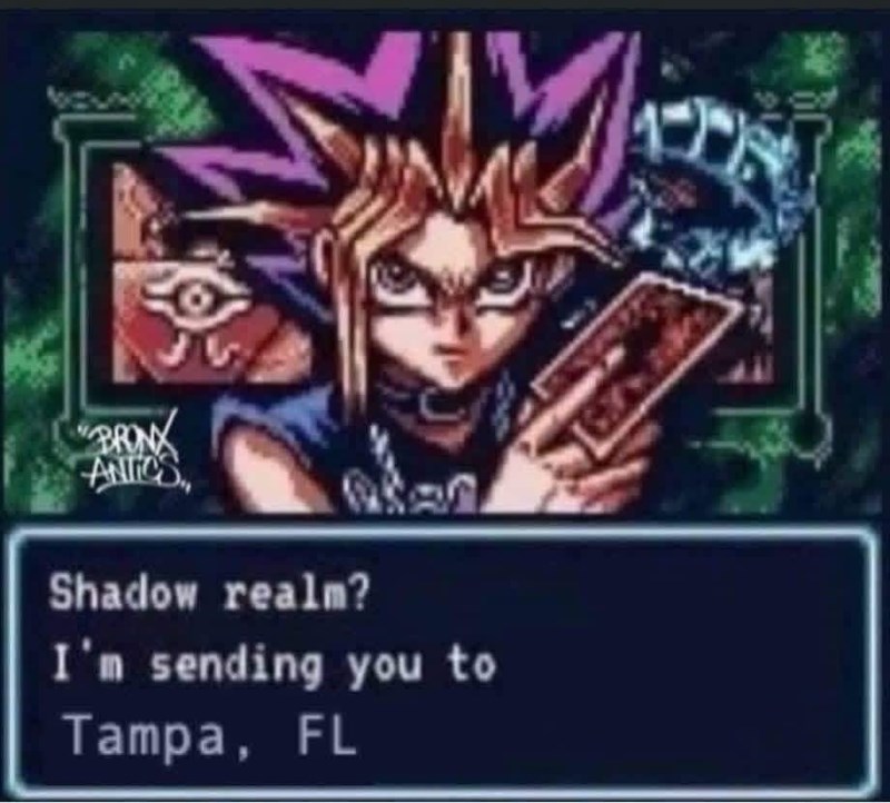 PRONX ANTICS Shadow realm? I'm sending you to Tampa, FL