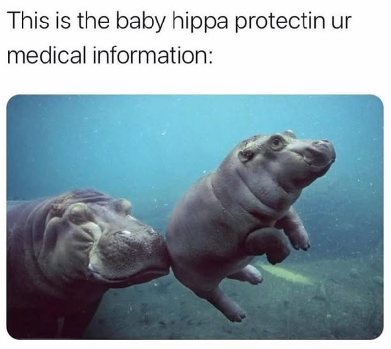 This is the baby hippa protectin ur medical information: