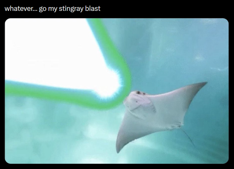 whatever... go my stingray blast