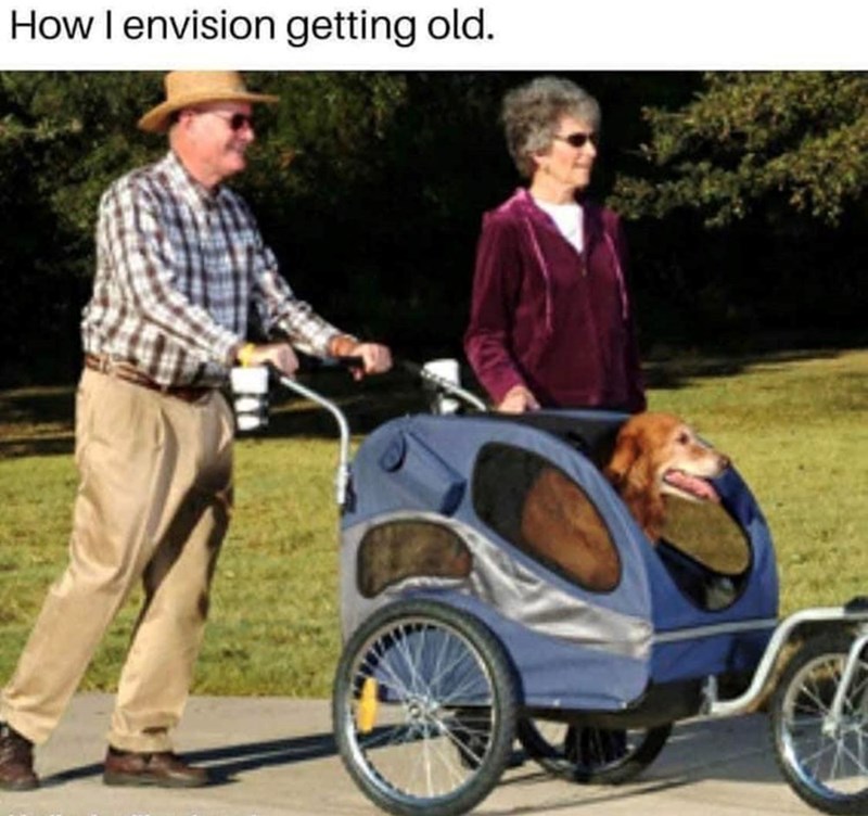 How I envision getting old.