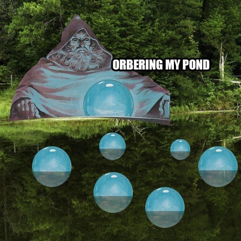 ORBERING MY POND