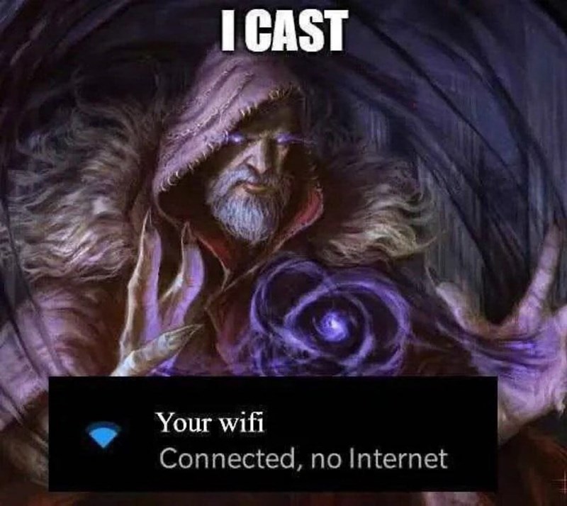 I CAST Your wifi Connected, no Internet