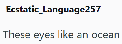 Ecstatic_Language257 These eyes like an ocean