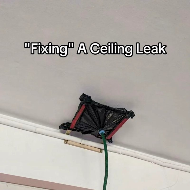 "Fixing" A Ceiling Leak