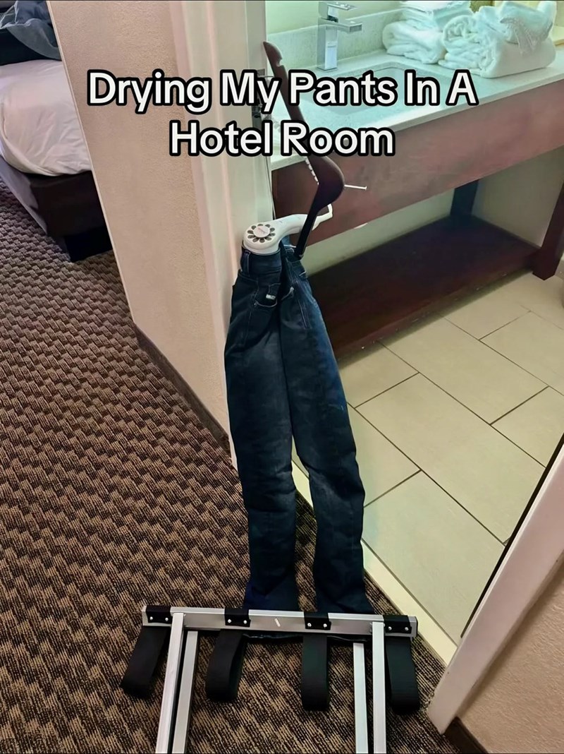 Drying My Pants In A Hotel Room