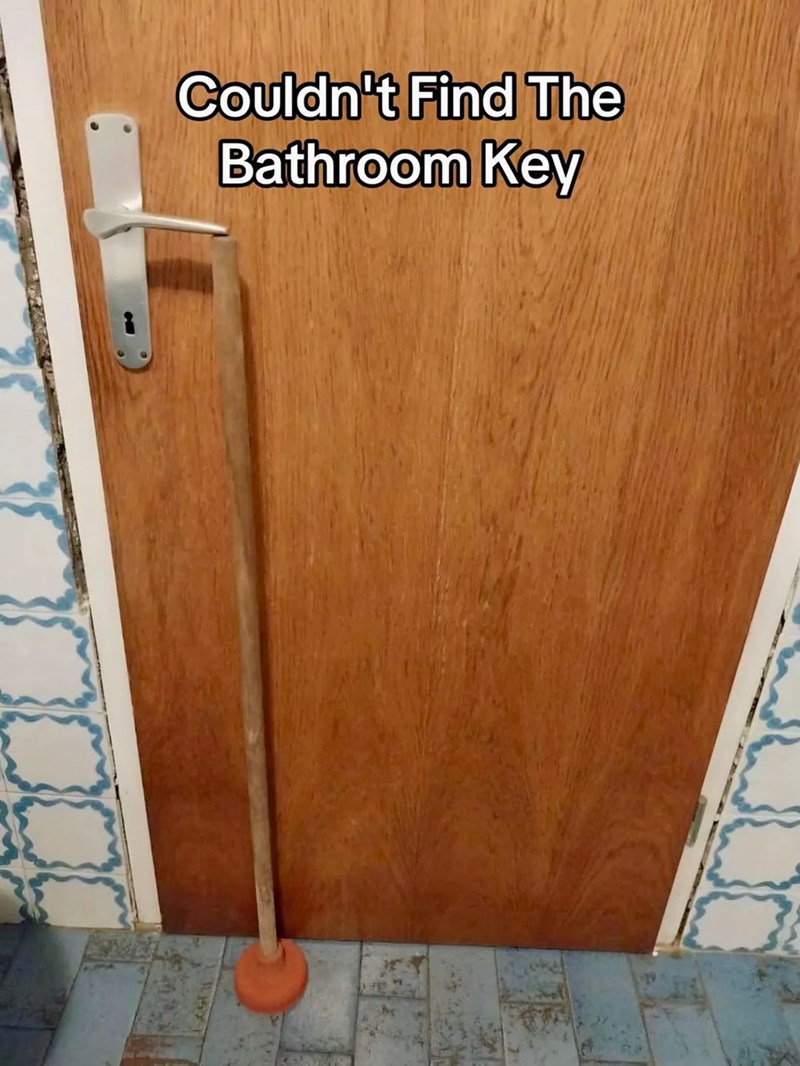 Couldn't Find The Bathroom Key