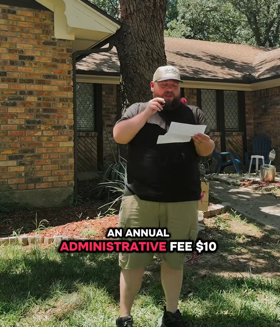 AN ANNUAL ADMINISTRATIVE FEE $10