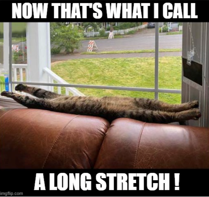 NOW THAT'S WHAT I CALL imgflip.com A LONG STRETCH!