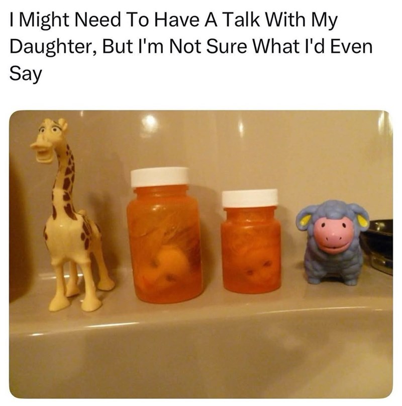 I Might Need To Have A Talk With My Daughter, But I'm Not Sure What I'd Even Say