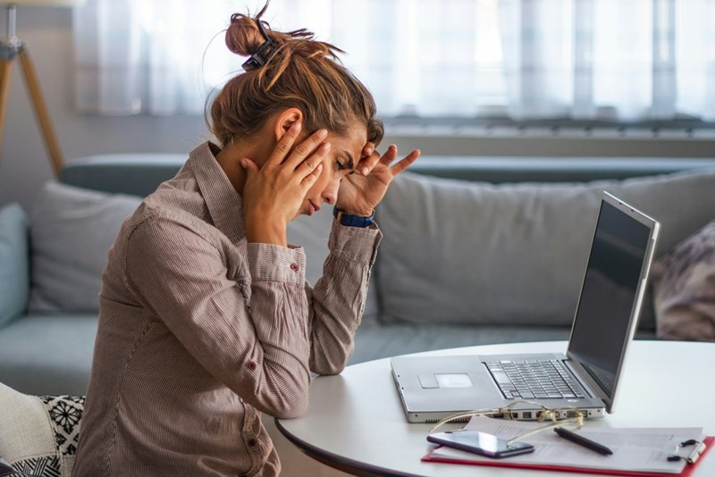 Remote worker waiting for her coworker to join the call after being repeatedly ghosted.