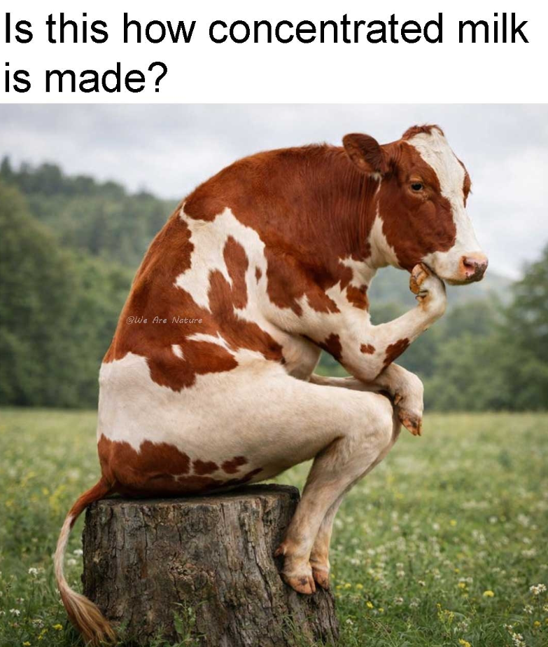 Is this how concentrated milk is made? We Are Nature