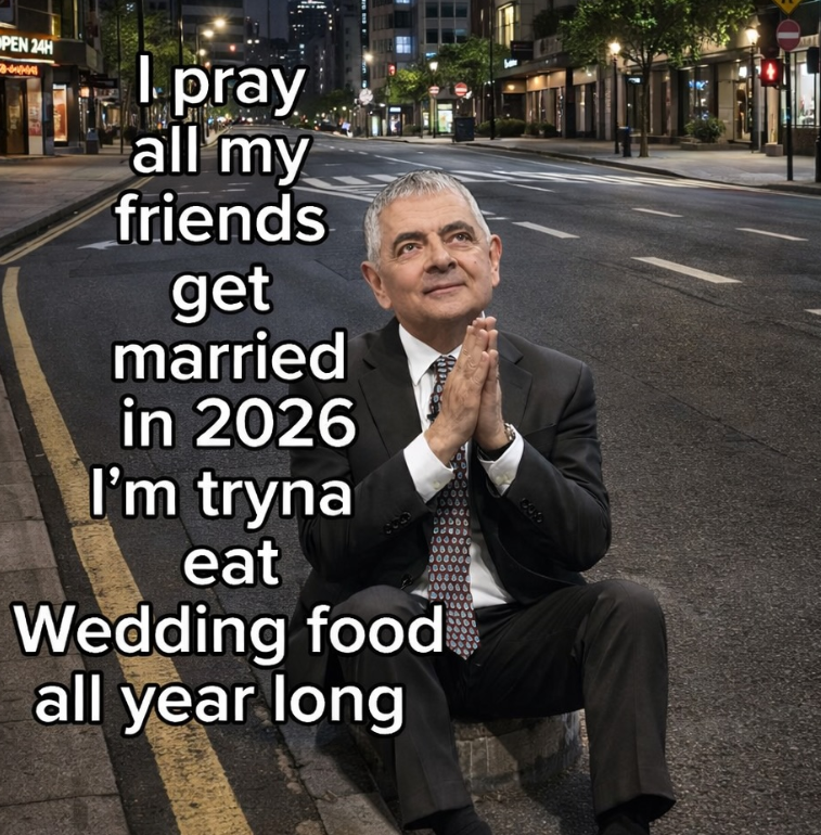 PEN 24H I pray all my friends get married in 2026 I'm tryna eat Binder Wedding food all year long