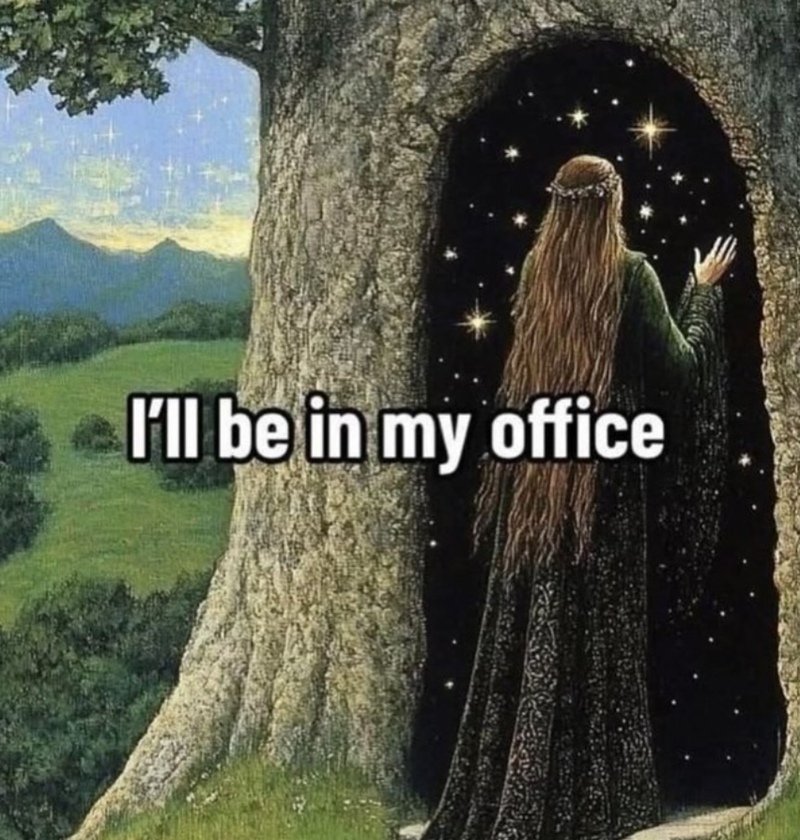 I'll be in my office