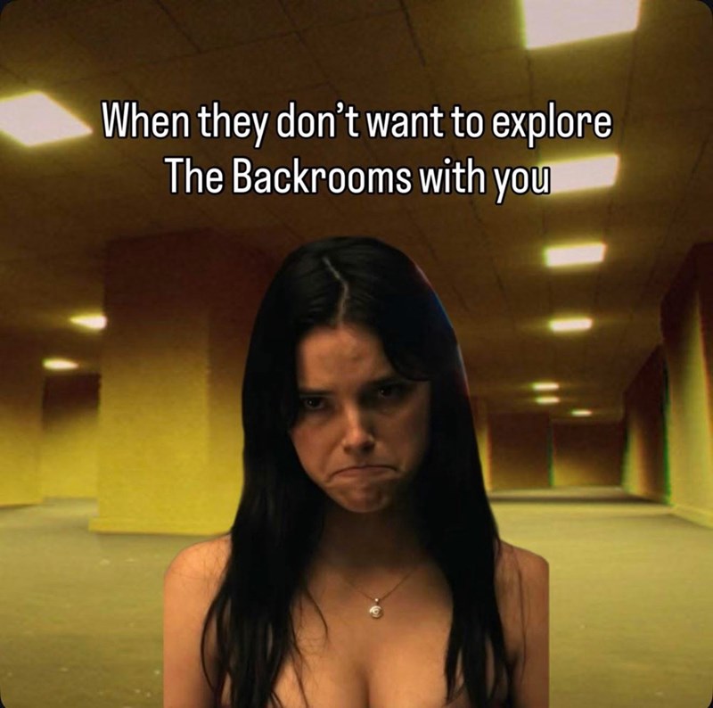 When they don't want to explore The Backrooms with you