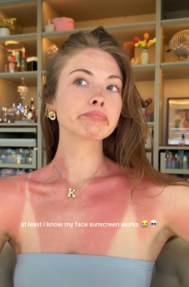 K at least I know my face sunscreen works