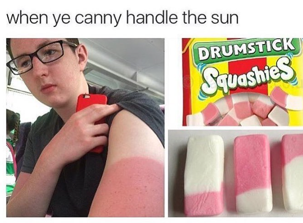when ye canny handle the sun DRUMSTICK Squashies