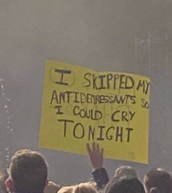 I SKIPPED MY ANTIDERESSANTS SO I COULD CRY TONIGHT