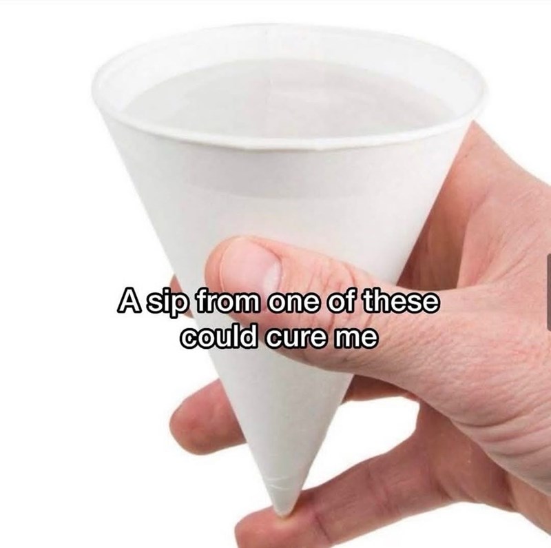 A sip from one of these could cure me