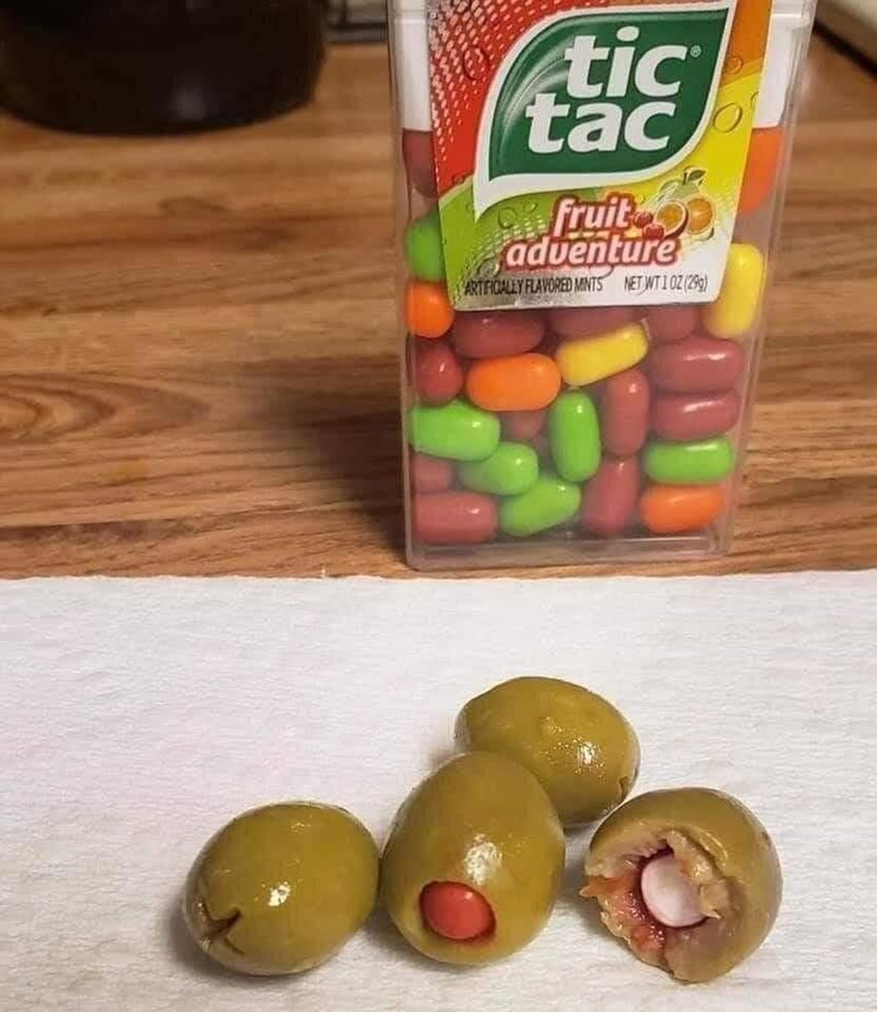 tic tac fruit adventure ARTIFICIALLY FLAVORED MINTS NET WT10Z (299)