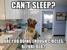 CAN'T SLEEP? ARE YOU DOING ENOUGH CIRCLES BEFORE BED?