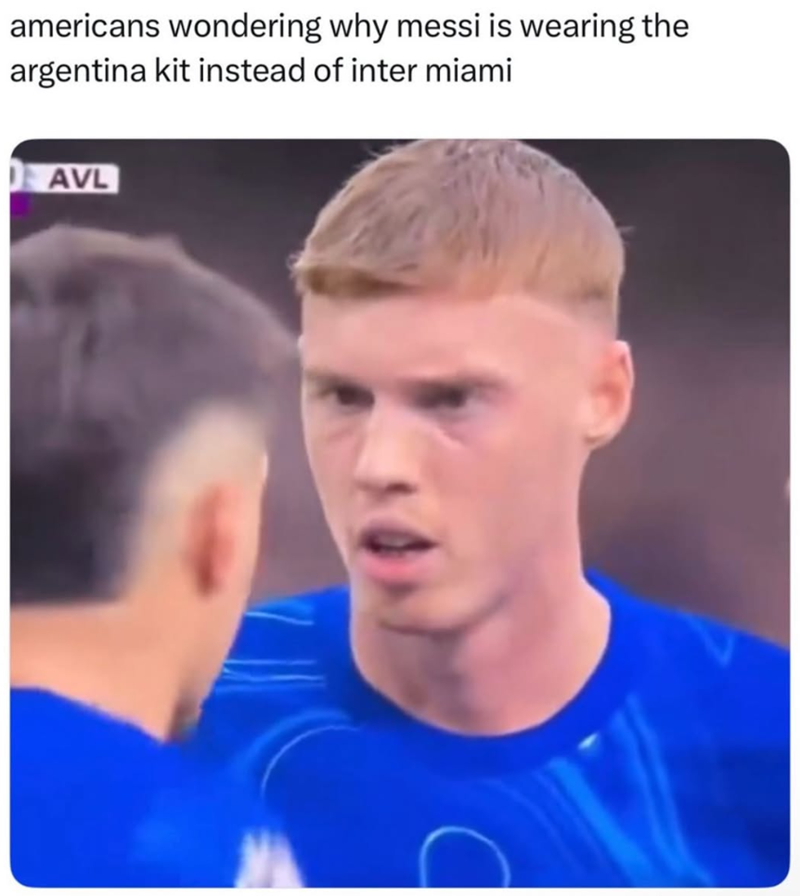 americans wondering why messi is wearing the argentina kit instead of inter miami AVL