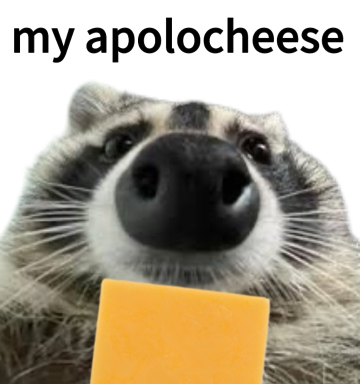 my apolocheese