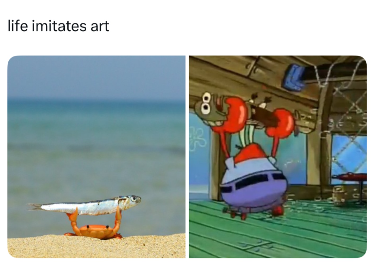 life imitates art