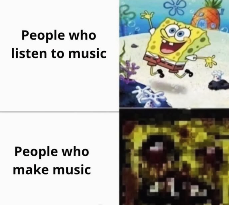 People who listen to music People who make music 1