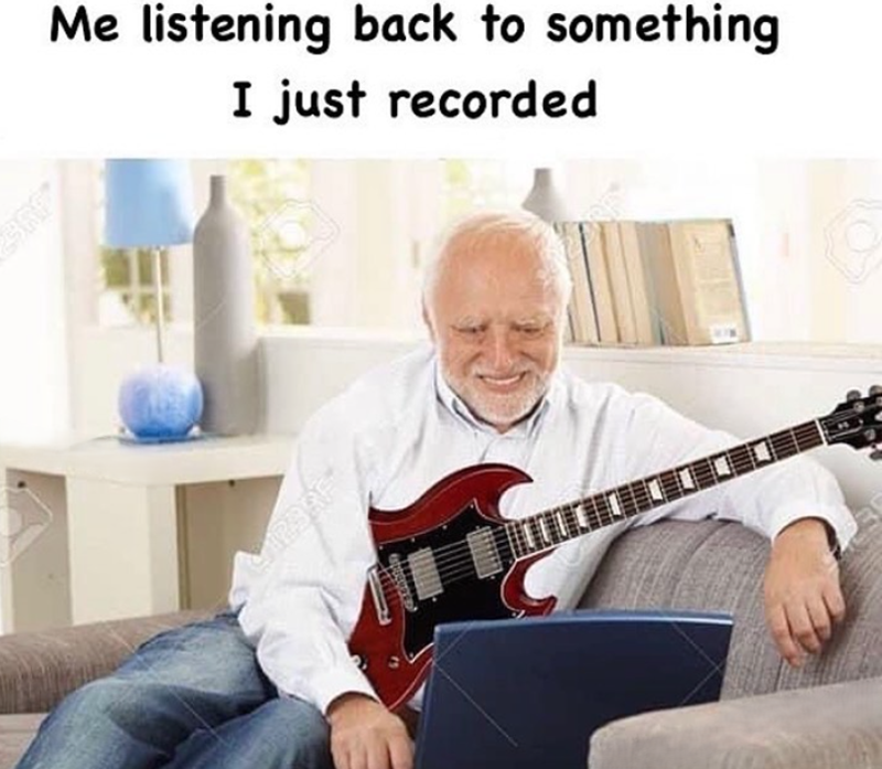 SAF Me listening back to something I just recorded