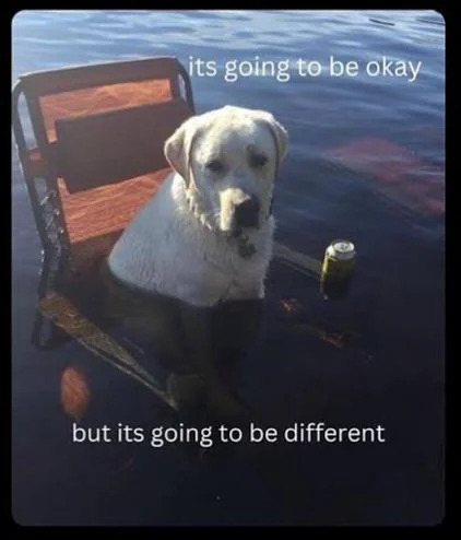its going to be okay but its going to be different