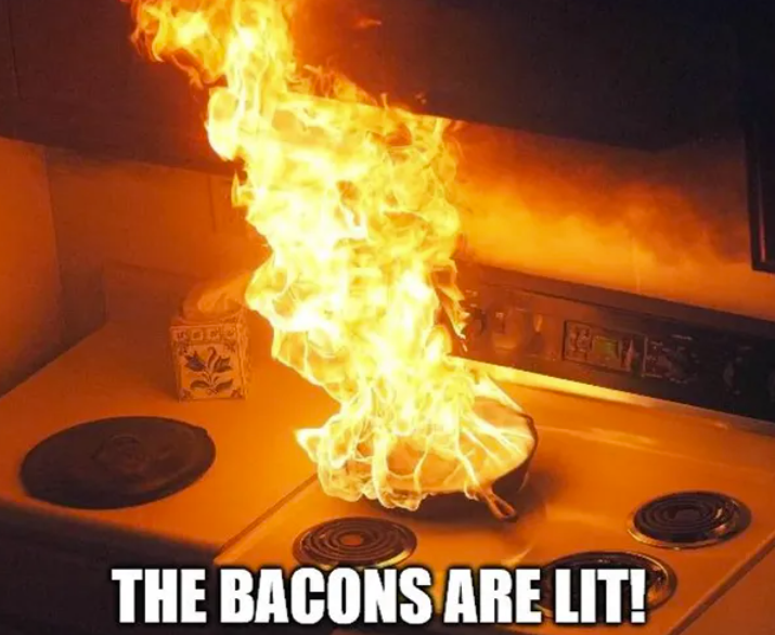 THE BACONS ARE LIT!