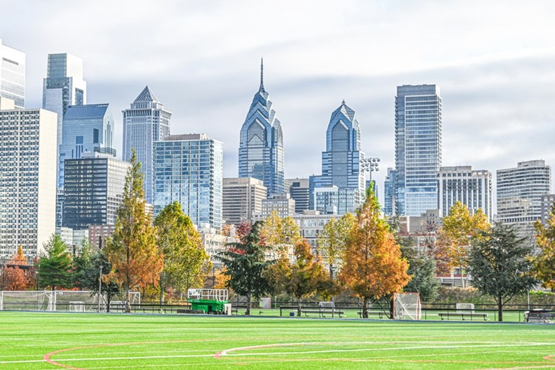 Philadelphia, Pennsylvania, where a concerned citizen has discovered contractors are making the streets a hazard with their construction dust.