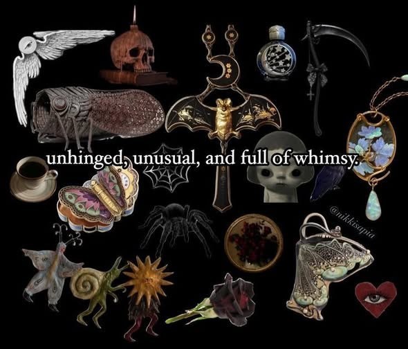 unhinged, unusual, and full of whimsy. @nikkisapia