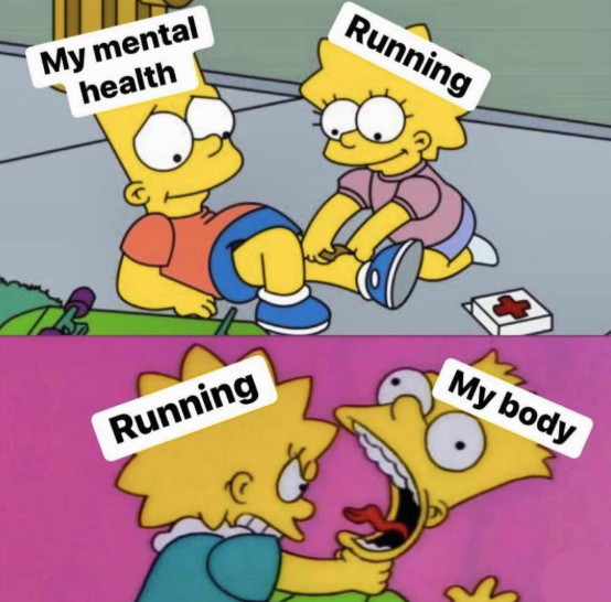 My mental health Running C Running My body