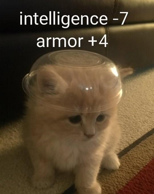 intelligence -7 armor +4