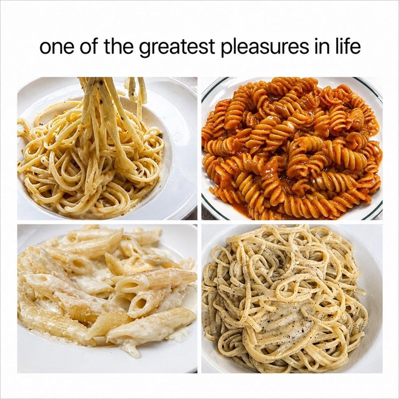 one of the greatest pleasures in life