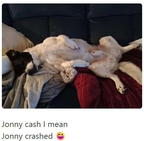 Jonny cash I mean Jonny crashed