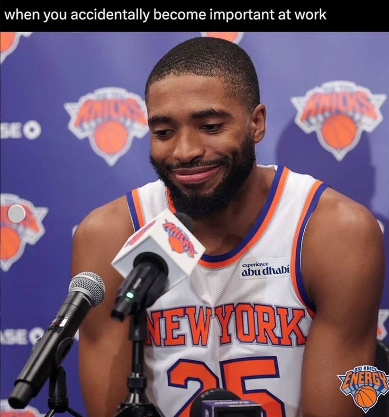 when you accidentally become important at work SEO experience abu dhabi SE NEWYORK 25 BIG KNICK ENERGY