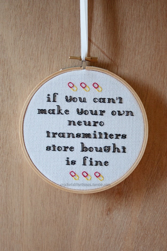 if you can't make your own neuro transmitters store bought is fine