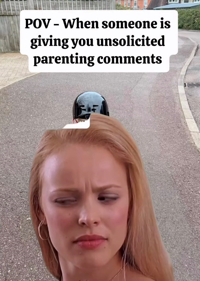POV - When someone is giving you unsolicited parenting comments FF