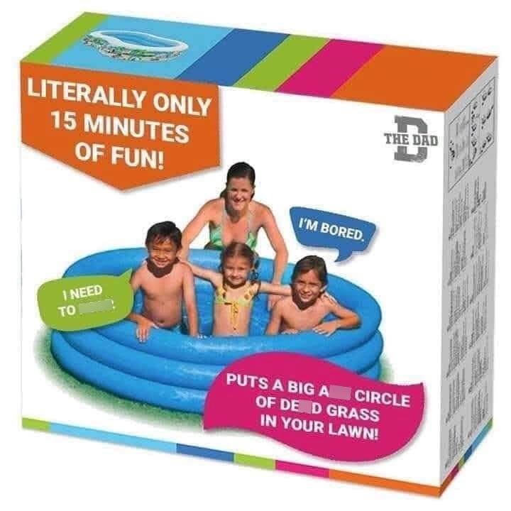 LITERALLY ONLY 15 MINUTES OF FUN! I'M BORED. I NEED TO THE DAD PUTS A BIG A CIRCLE OF DE D GRASS IN YOUR LAWN!