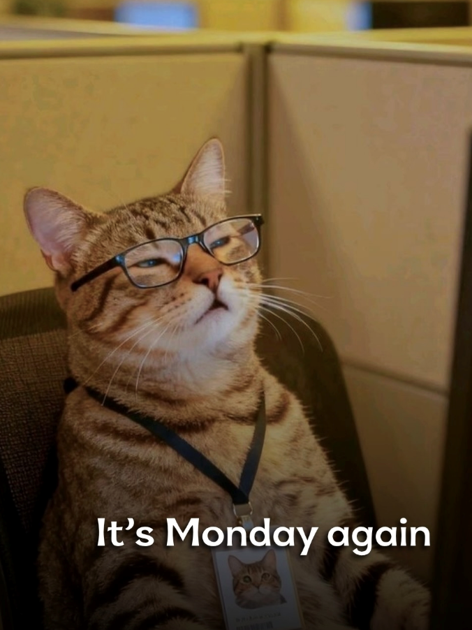 It's Monday again MANNER