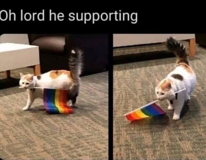 Oh lord he supporting
